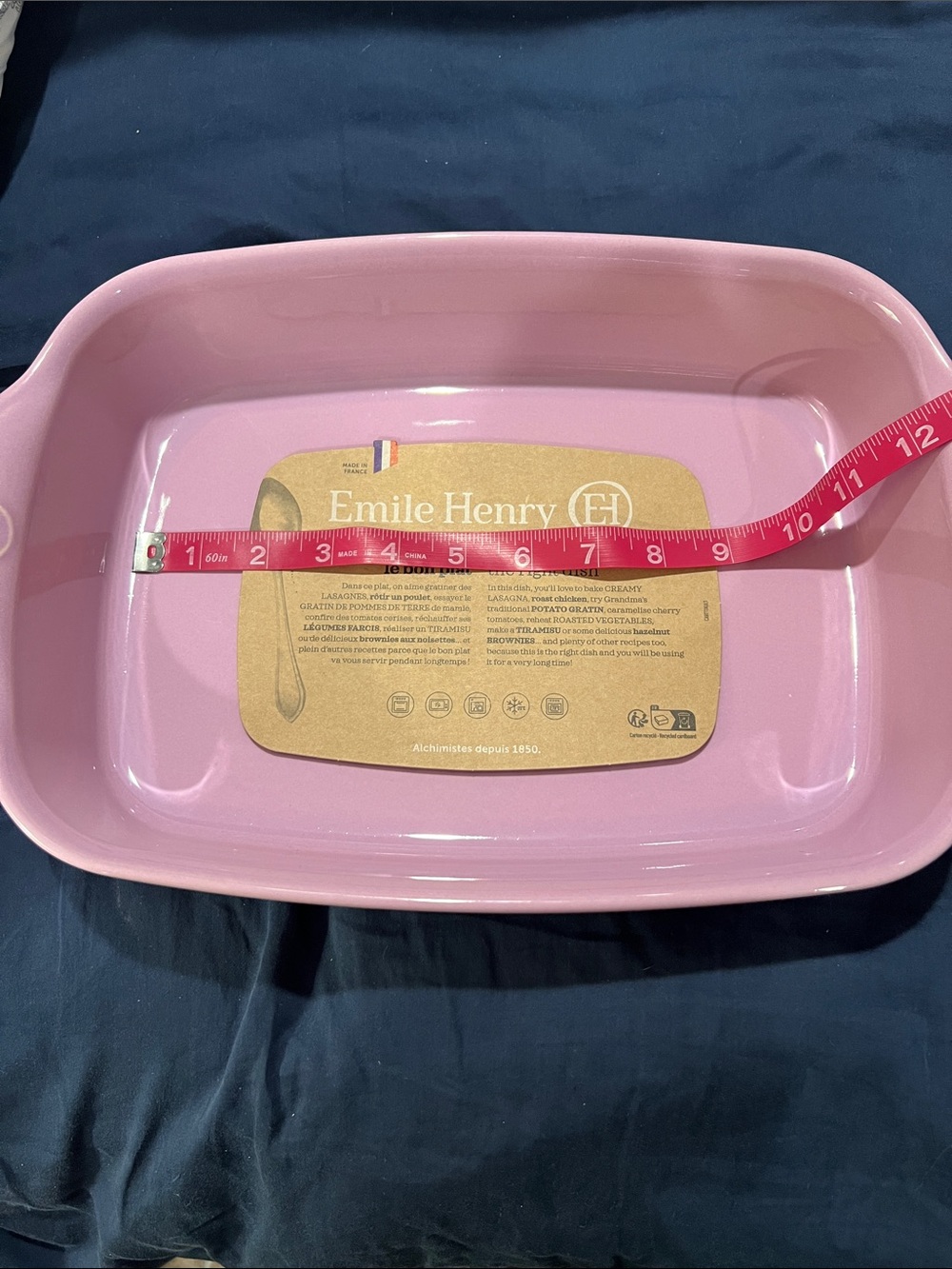 Lilac  Ceramic Baking Dish - Emile Henry Made in France